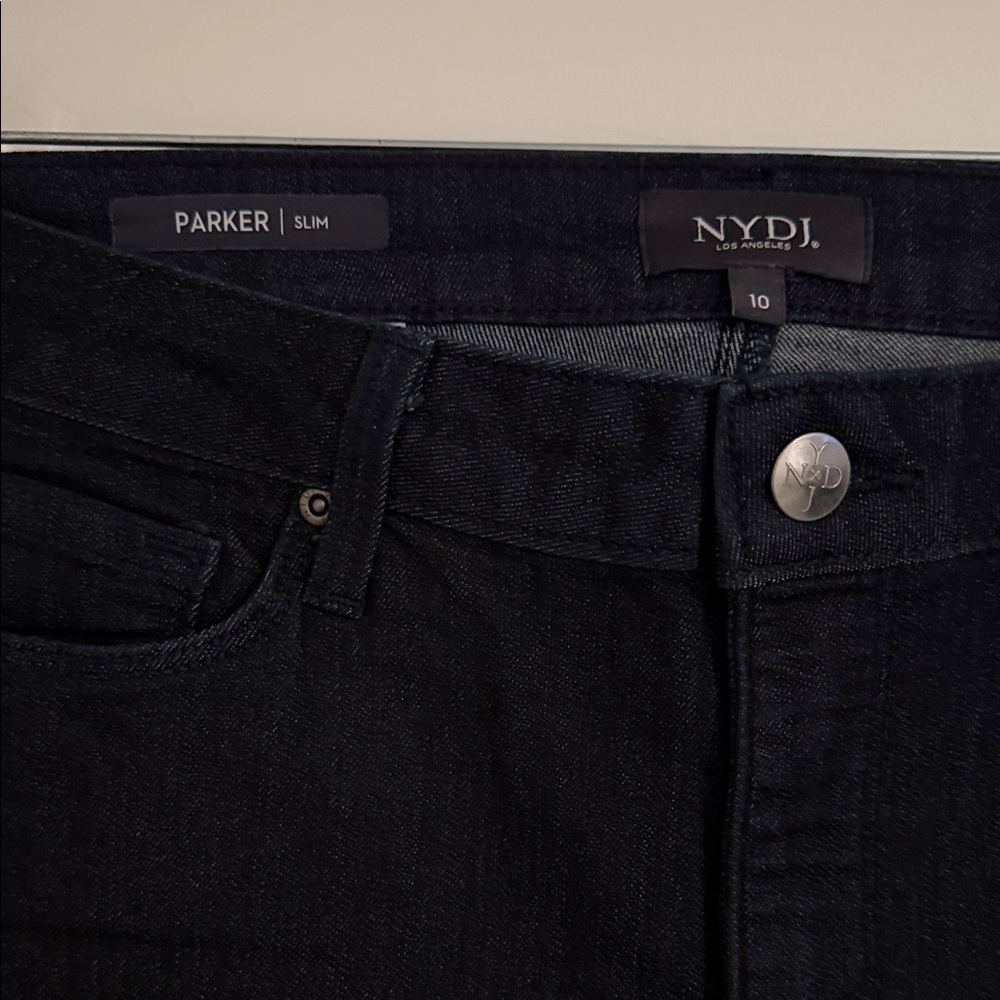 NWT NYDJ Women's Dark Blue Parker Slim Jeans - Picture 2 of 4